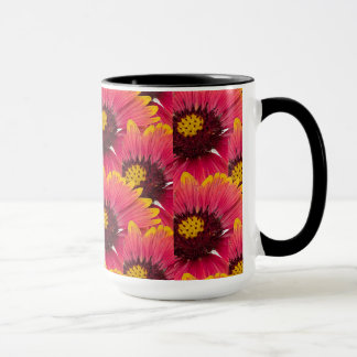 Pink Coneflower Floral Coffee Mug