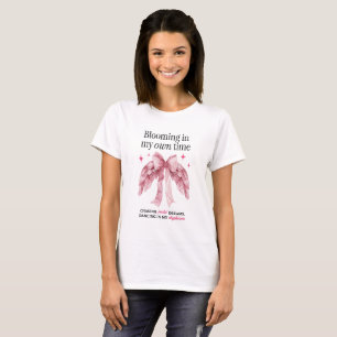 Pink Coquette Bow Angel Wings Pastel Daydreams T-Shirt