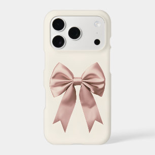 Pink Coquette Bow iPhone Case Romantic Girly