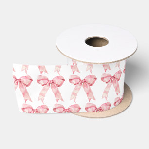 Pink Coquette Bow Satin Ribbon