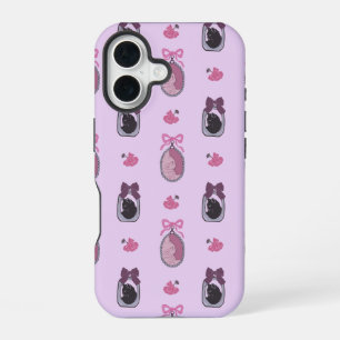Pink Coquette Cat iPhone 16 case