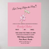 Pink Coquette Golf "Last Swing Before The Ring"