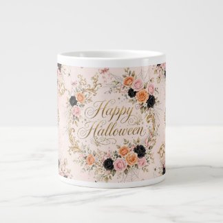 Pink Coquette Happy Halloween Jumbo Mug