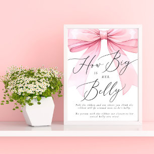 Pink Coquette How Big is her Belly Game Poster