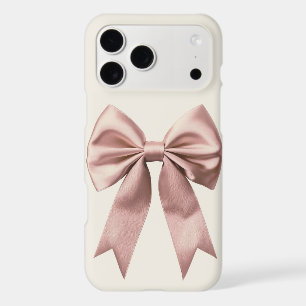 Pink Coquette Satin Bow iPhone Case Romantic Gir