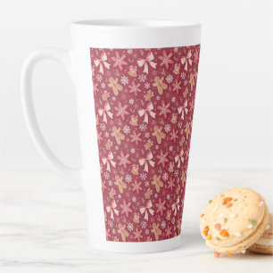 Pink Coquette & Sweet Xmas Latte Mug