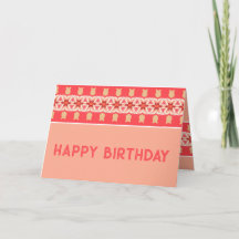 Pink Coral And Rusty Brown