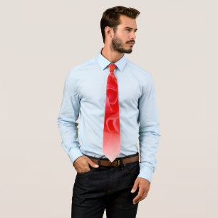 pink coral rose tie