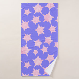 Pink Cosmic Burst Bath Towel Set