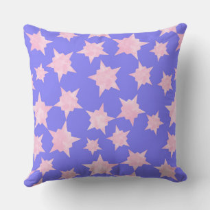 Pink Cosmic Burst Cushion