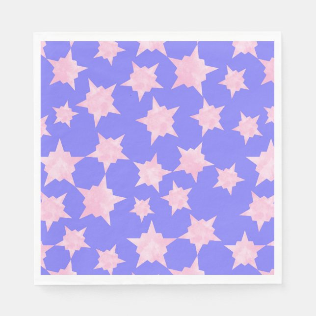 Pink Cosmic Burst Napkin (Front)