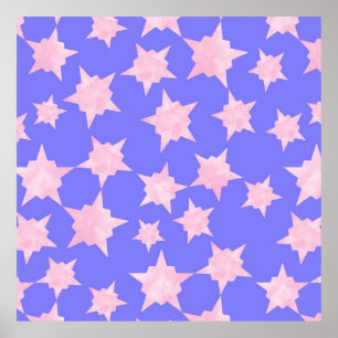 Pink Cosmic Burst Poster