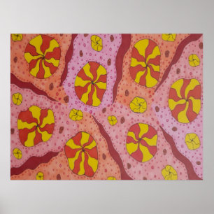 Pink Cosmic Candies  Poster