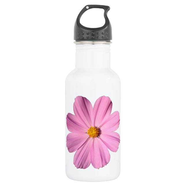 Pink Cosmos 532 Ml Water Bottle (Front)