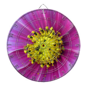 Pink Cosmos Dartboard