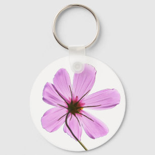 Pink Cosmos Key Ring