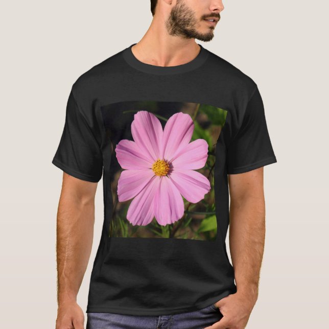Pink Cosmos (Square Photo) T-Shirt (Front)