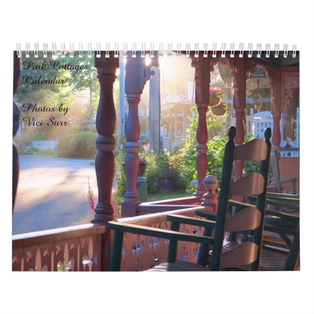 Pink Cottages of Martha's Vineyard Calendar (Cover)