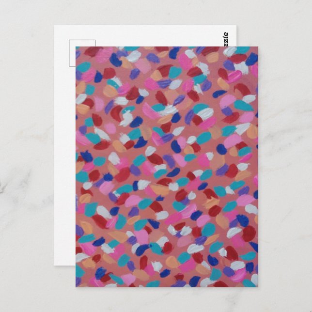 Pink Cotton Candy  Postcard (Front/Back)