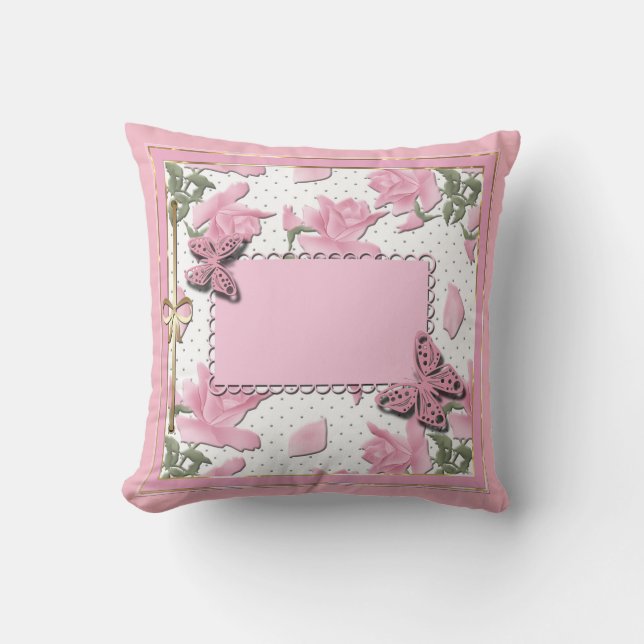 Pink cover cushion (Front)