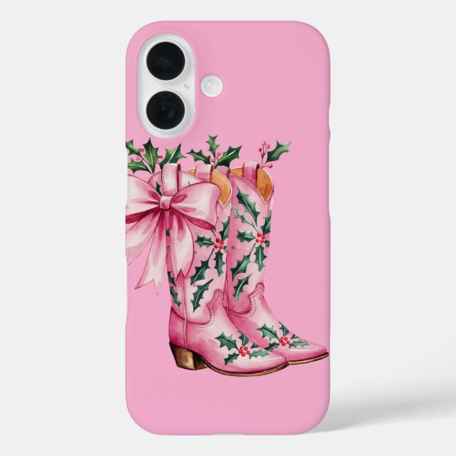 pink cowboy boots Case-Mate iPhone case (Back)