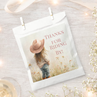 Pink Cowgirl Birthday | Farm Theme 1st  Favour Bag