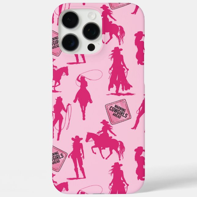Pink Cowgirl Pattern  Case-Mate iPhone Case (Back)