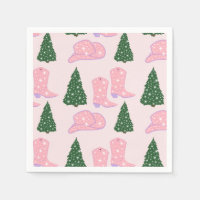 Pink Cowgirl Rodeo Hat Christmas Tree