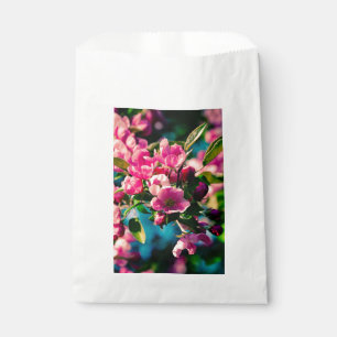 Pink Crab Apple Flowers Favour Bag