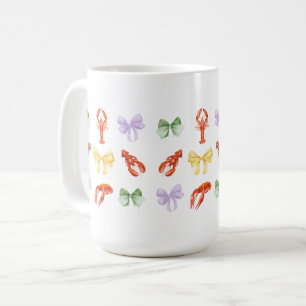 Pink Crawfish Boil Seafood Party pastel Coffee Mug