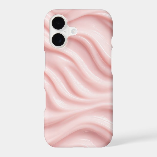 Pink Cream Abstract Design (Back)