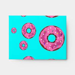 Pink cream donuts envelope