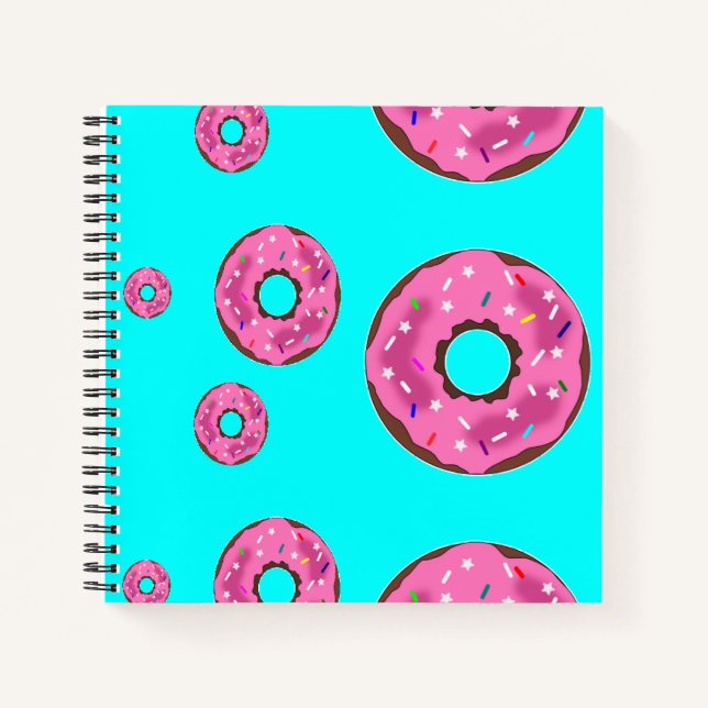 Pink cream doughnuts notebook (Front)