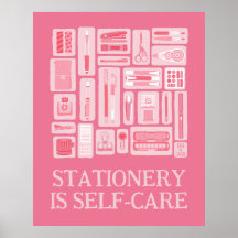 Pink Creative Tools Illustration Self-Care