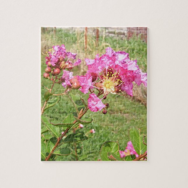 Pink Crepe Myrtle Puzzle (Vertical)