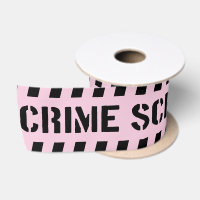 Pink Crime Scene Police Detective Murder Mystery