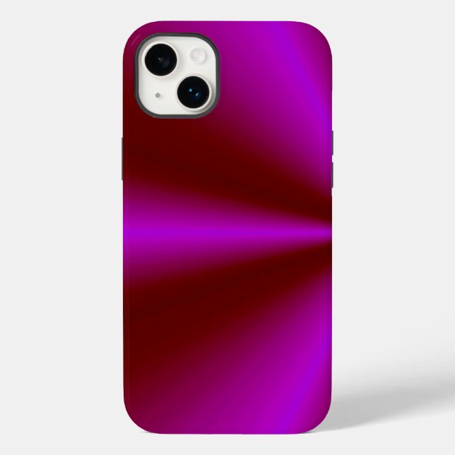 Pink Crimson Red Rainbow Case-Mate iPhone Case (Back)