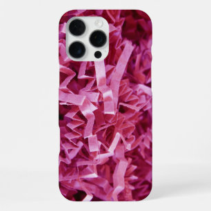 Pink Crinkled Shredded Paper Photograph iPhone Case
