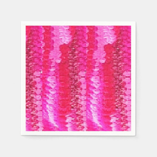 Pink Crochet Napkins (Front)