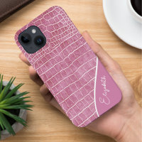 Pink Crocodile Personalized