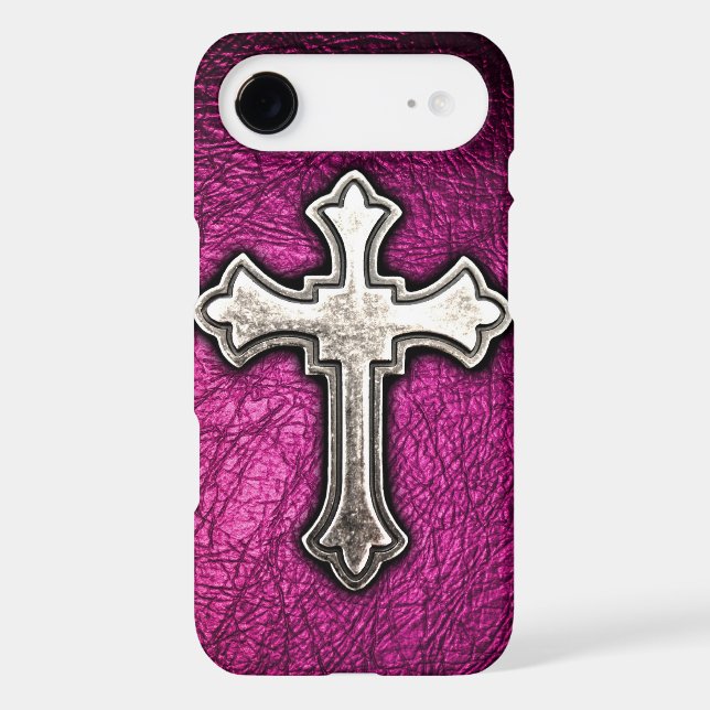 Pink Cross Case-Mate Samsung Galaxy Case (Back)