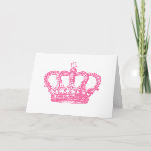 Pink Crown Card