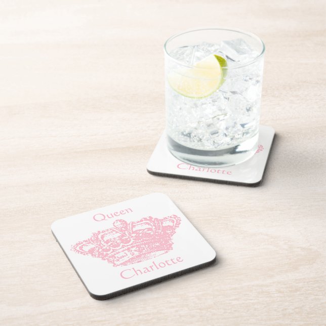 Pink Crown Coaster (Right Side)