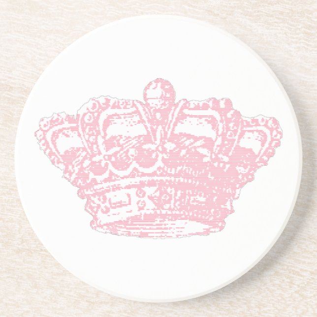 Pink Crown Coaster (Front)