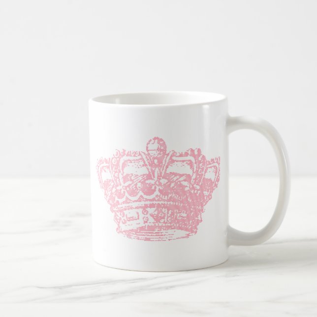 Pink Crown Coffee Mug (Right)