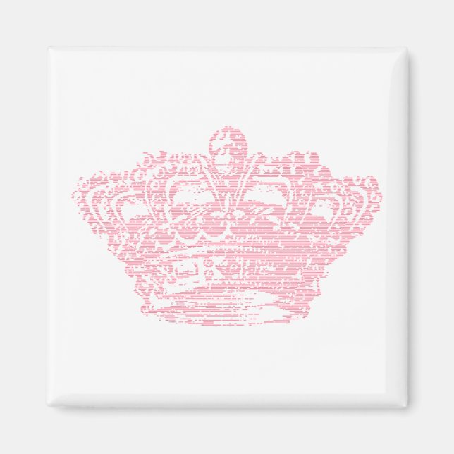 Pink Crown Magnet (Front)
