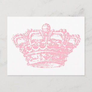 Pink Crown Postcard