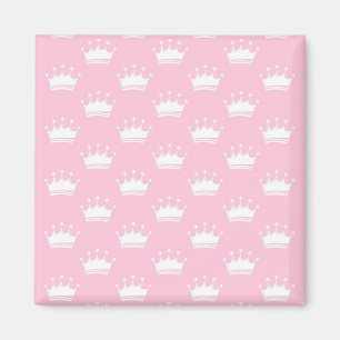 Pink crowns magnet