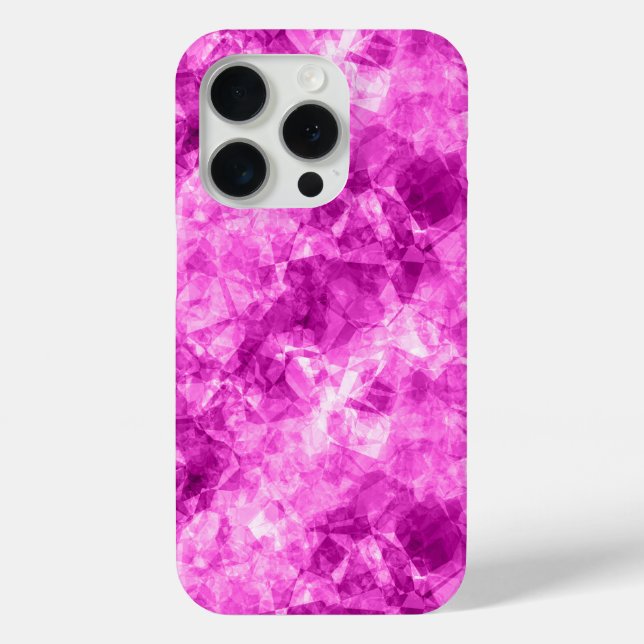 Pink Crumpled Texture Case-Mate iPhone Case (Back)