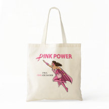 Pink Crusader Breast Cancer Awareness Tote Bag 2